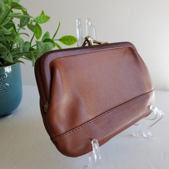 EUC Vintage Coach Double Change Purse (#6906) in British Tan - Picture 2 of 15